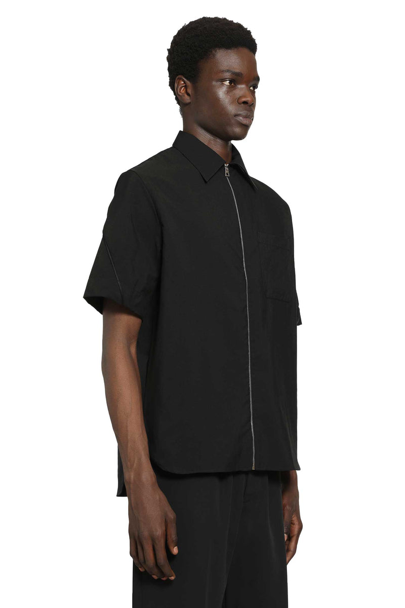 GIVENCHY Couture Seam Zip-Up Shirt man