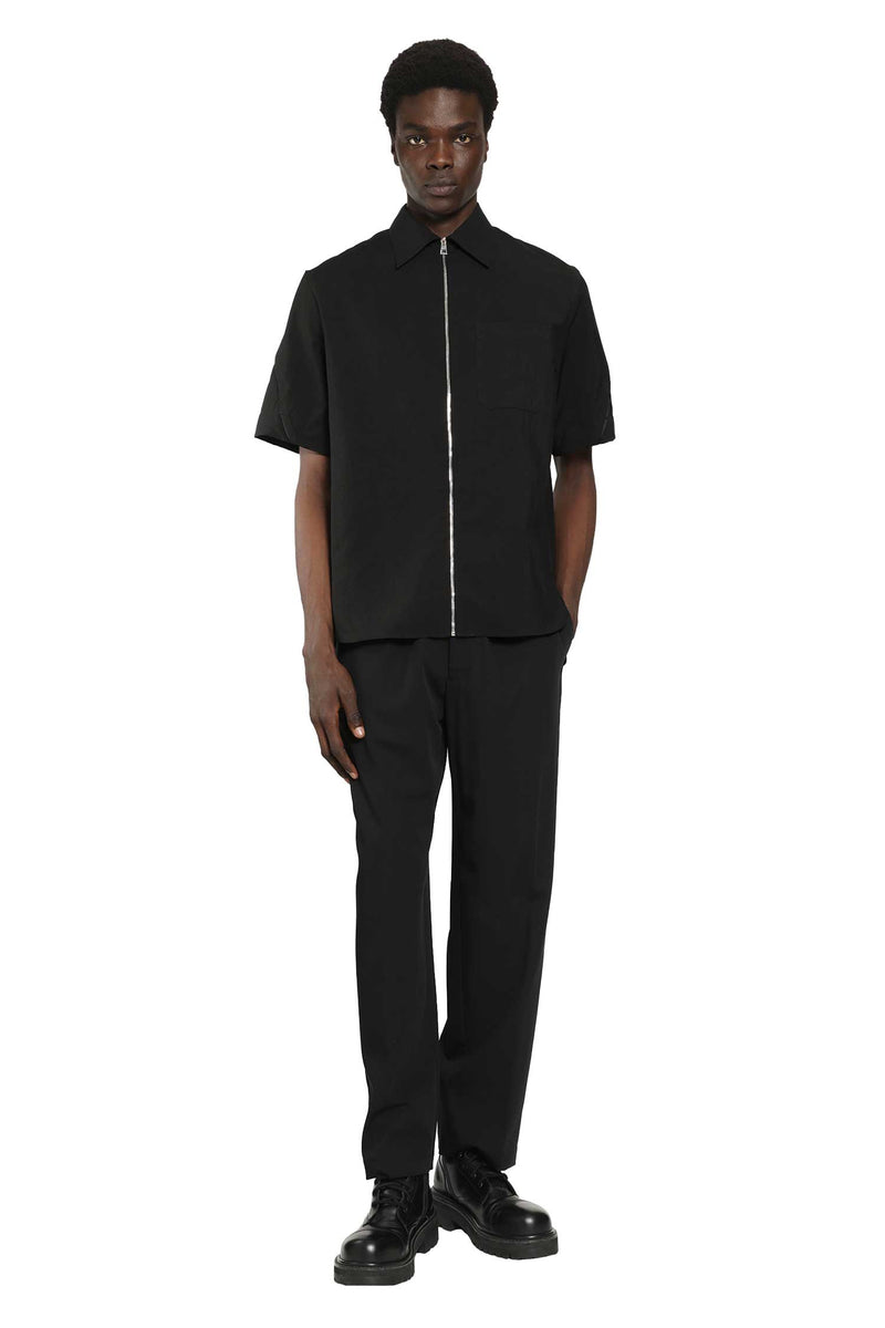GIVENCHY Couture Seam Zip-Up Shirt man