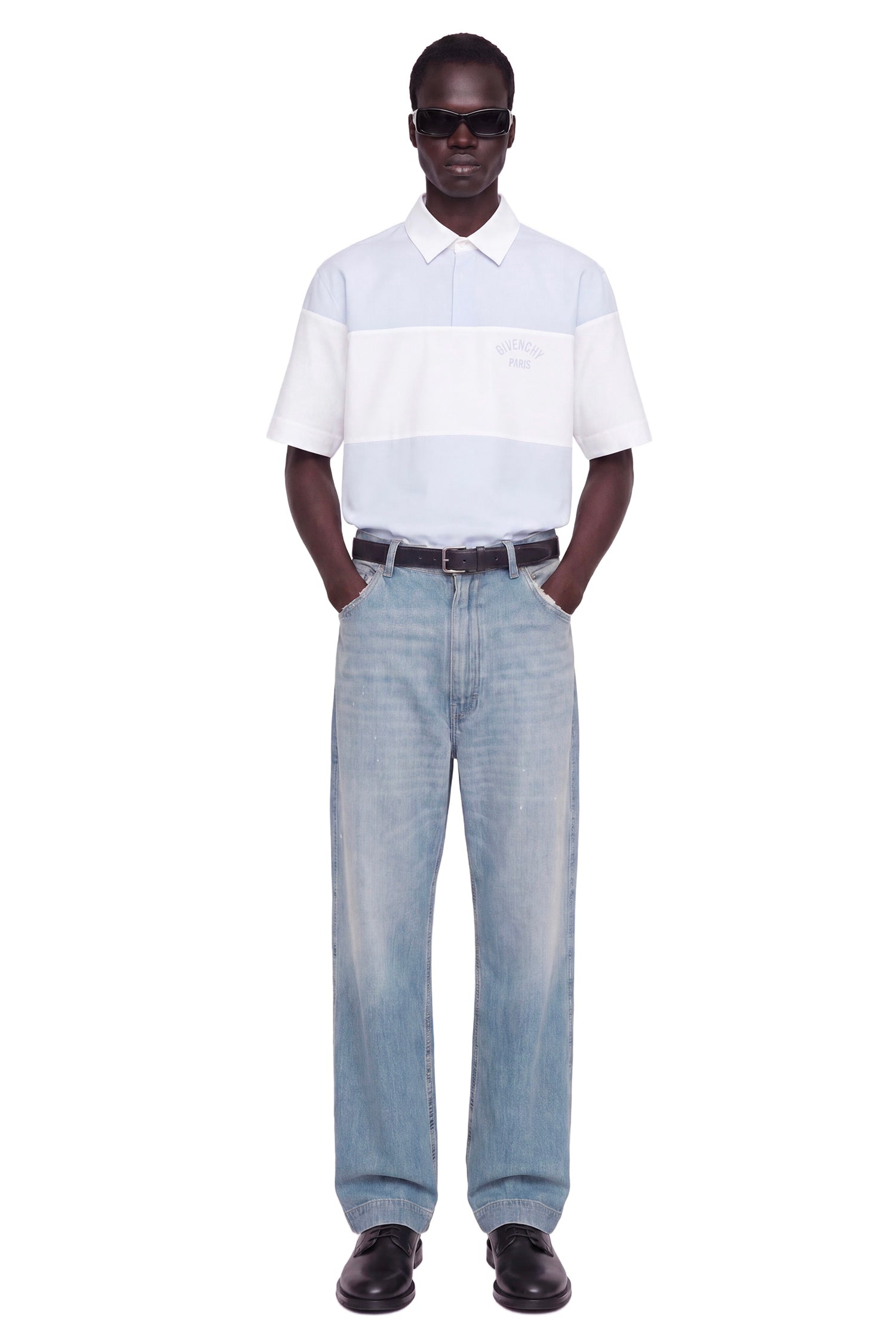 Striped Givenchy Paris Polo Shirt