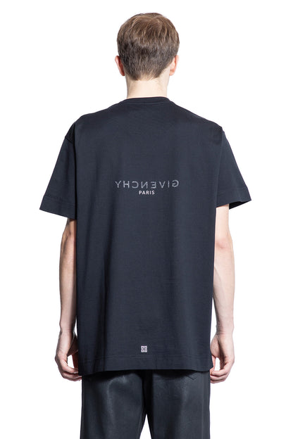 GIVENCHY MAN BLACK T-SHIRTS & TANK TOPS