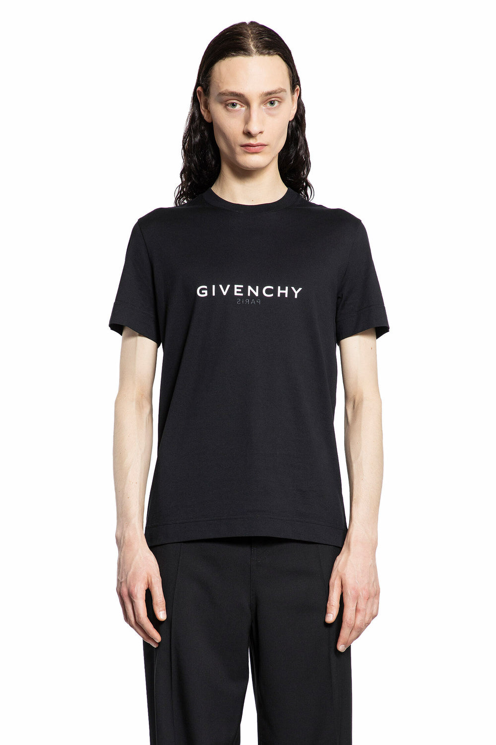 GIVENCHY MAN BLACK T-SHIRTS & TANK TOPS