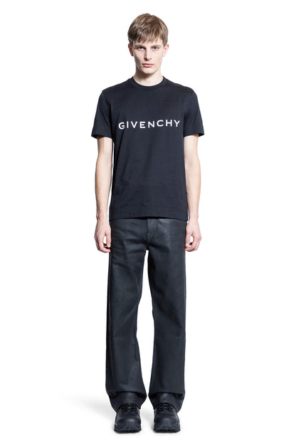 GIVENCHY MAN BLACK T-SHIRTS & TANK TOPS