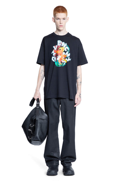 GIVENCHY MAN BLACK T-SHIRTS & TANK TOPS