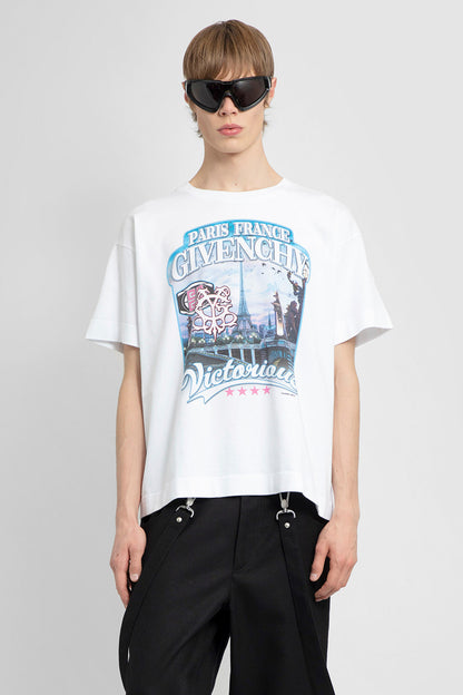 GIVENCHY MAN WHITE T-SHIRTS & TANK TOPS