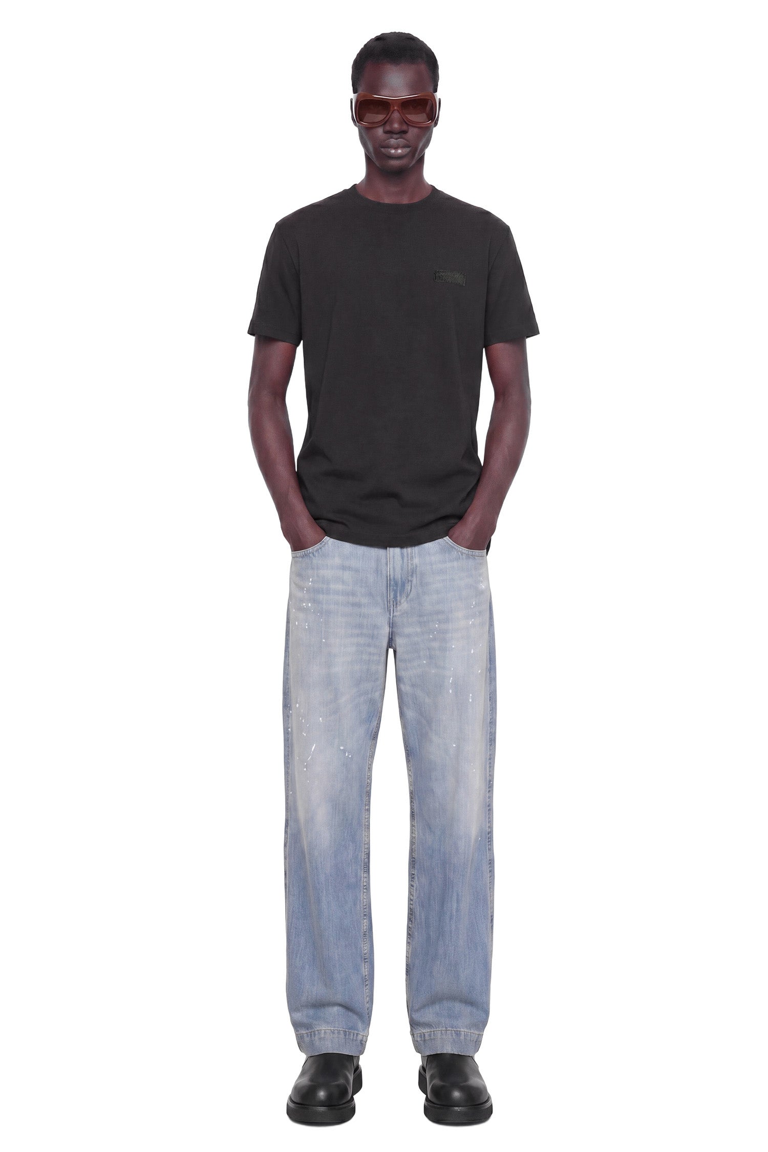 GIVENCHY Logo Patch Crewneck T-Shirt man