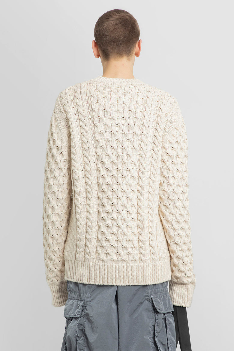 GIVENCHY MAN OFF-WHITE KNITWEAR