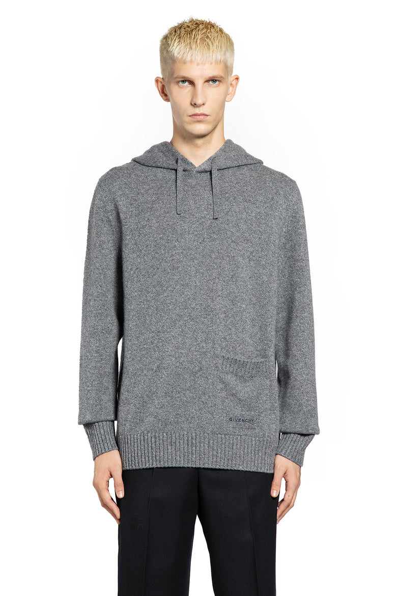 GIVENCHY MAN GREY KNITWEAR