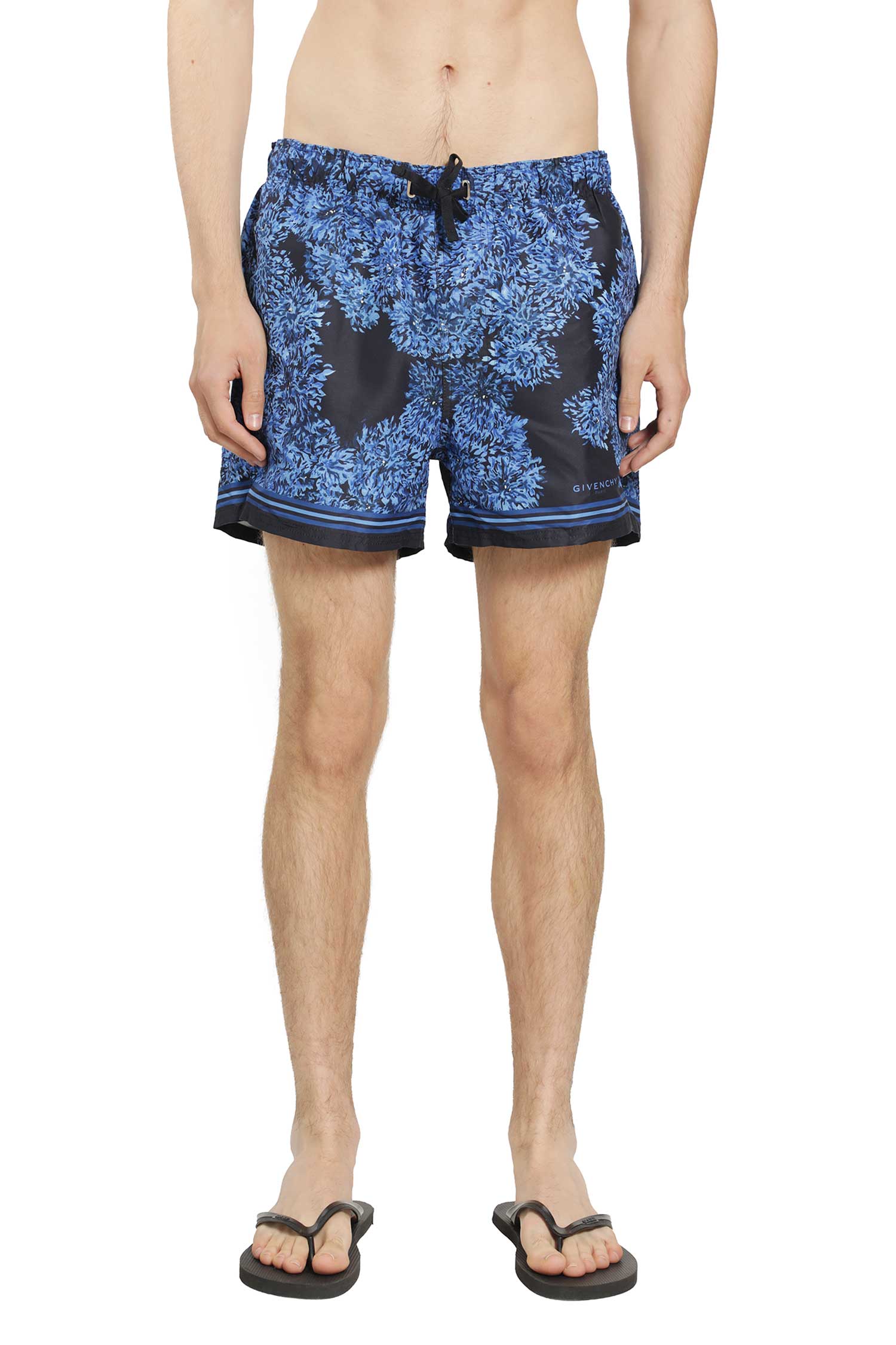 Swim shorts with Pompom print