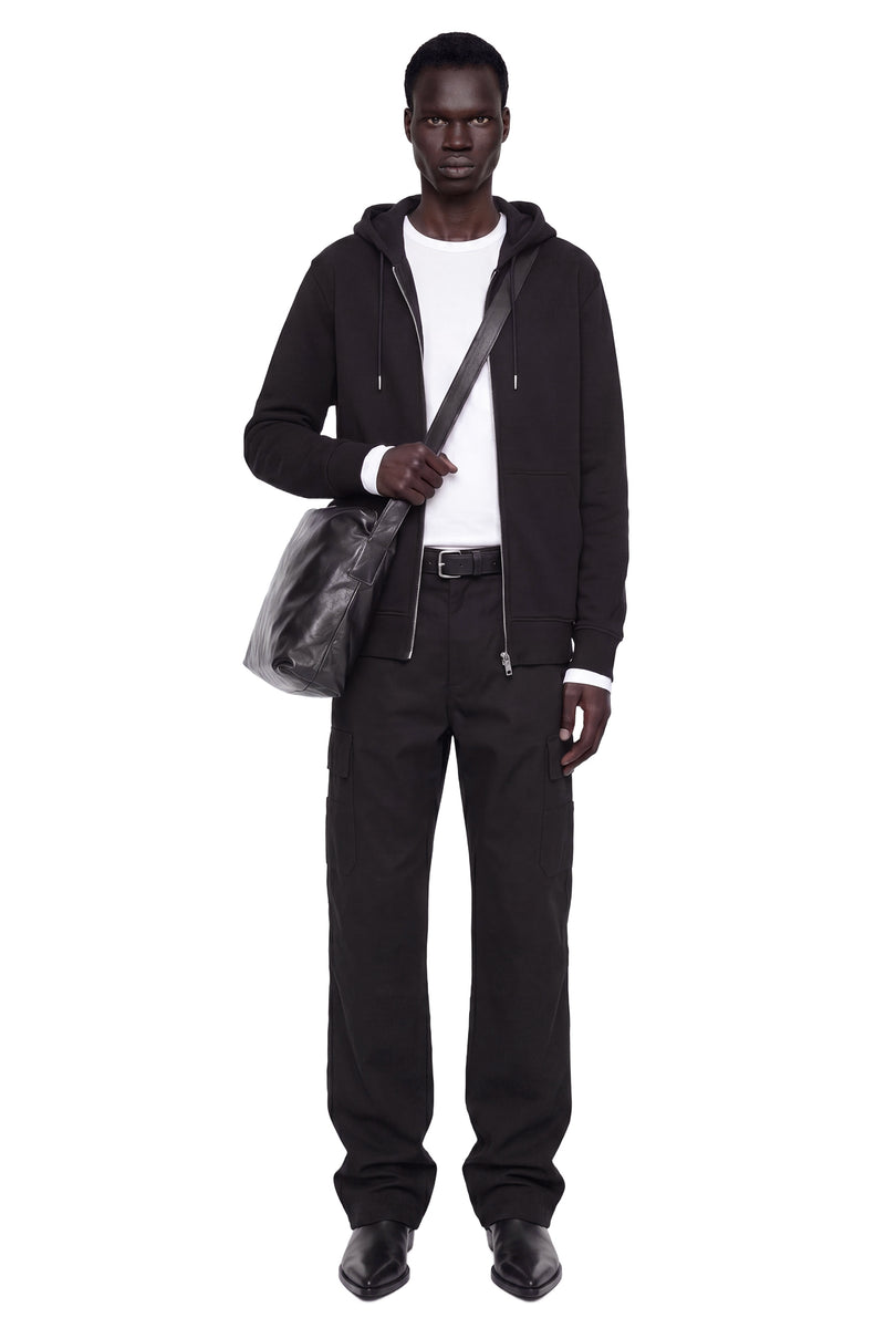 GIVENCHY Photographic Negative Logo Zip-Up Hoodie man