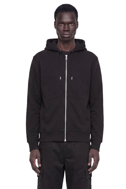Photographic Negative Logo Zip-Up Hoodie