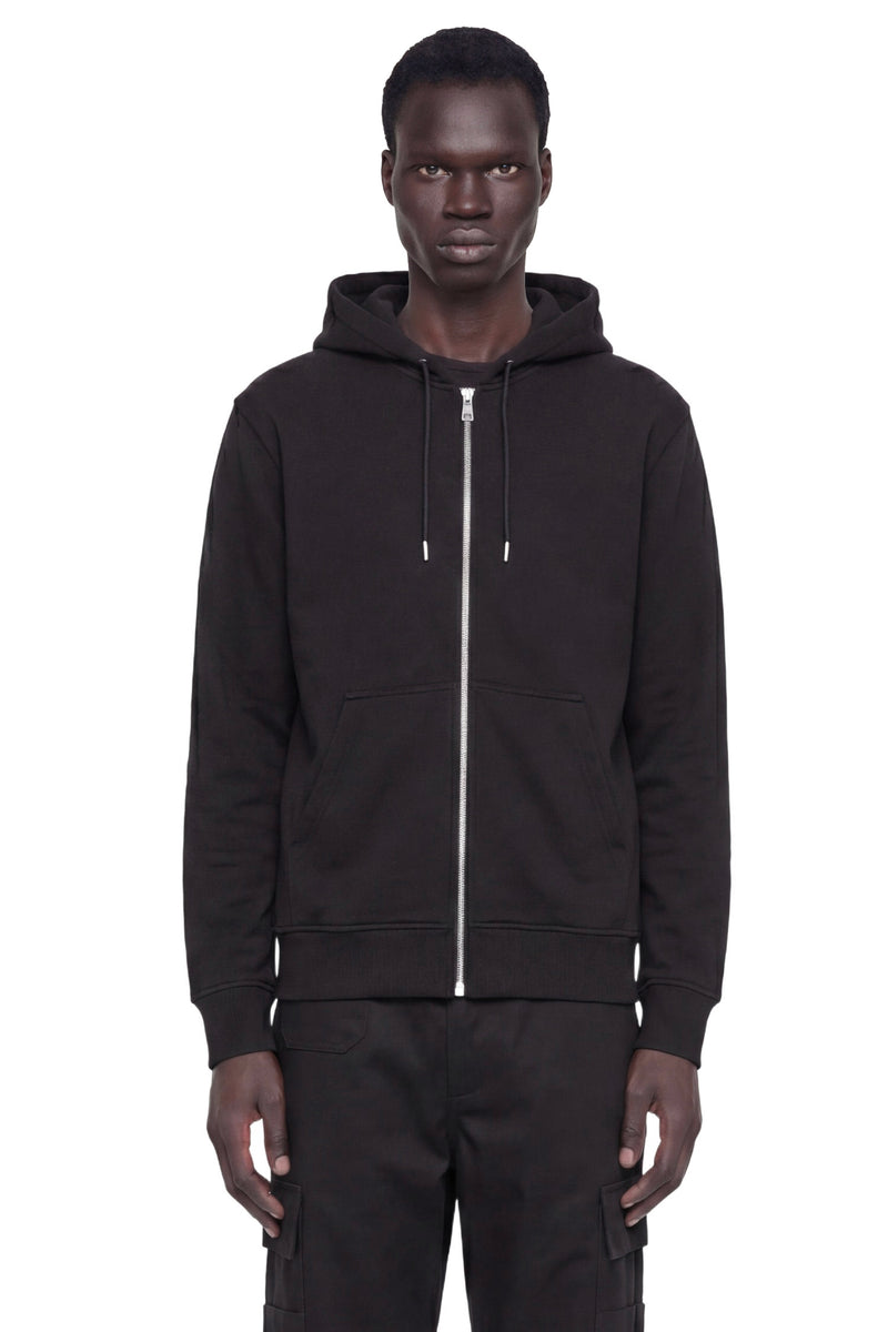 GIVENCHY Photographic Negative Logo Zip-Up Hoodie man