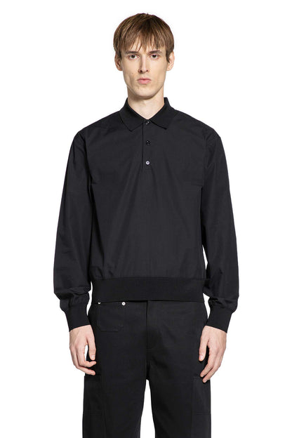 Striped Cotton Poplin Polo Shirt