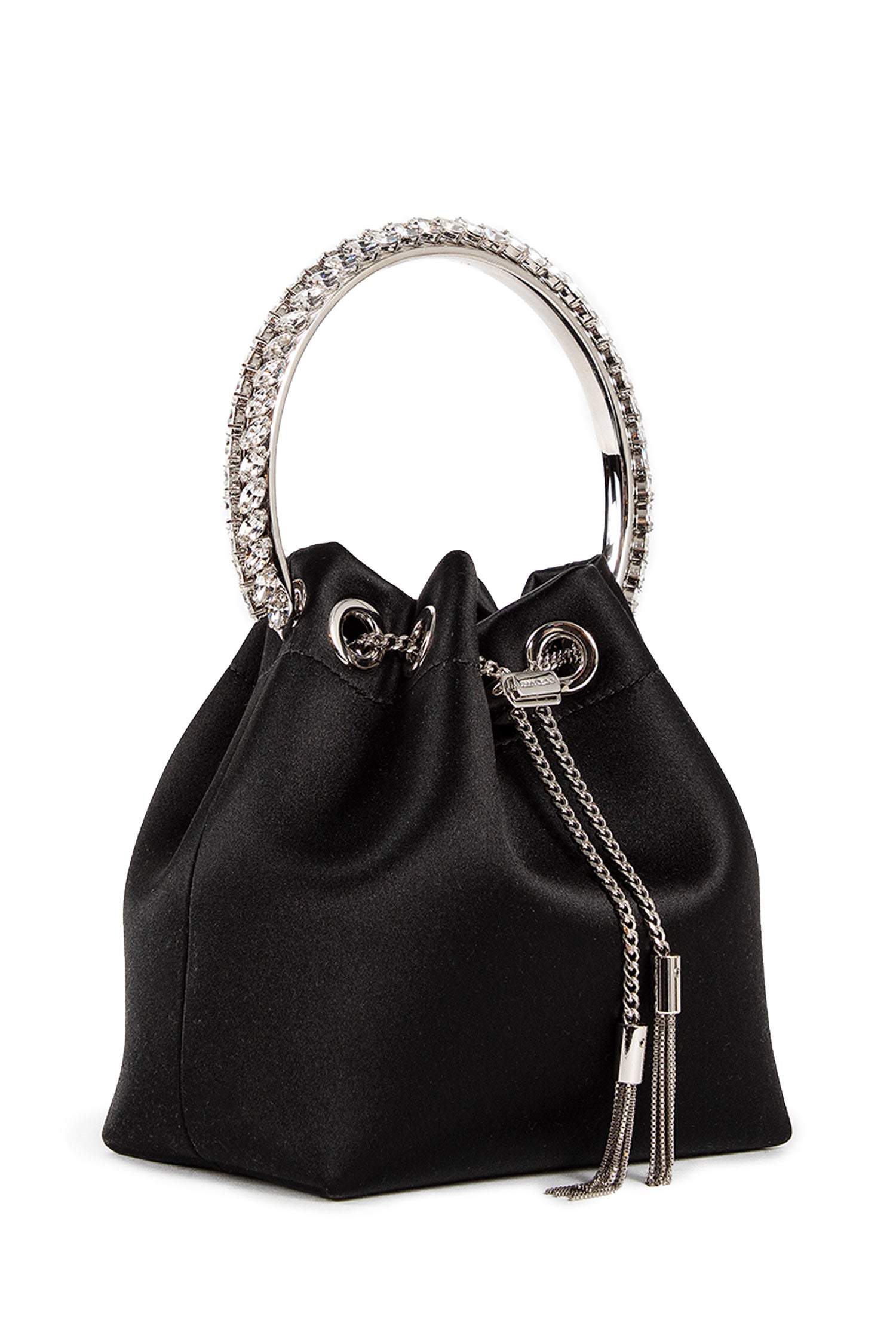 JIMMY CHOO WOMAN BLACK TOP HANDLE BAGS