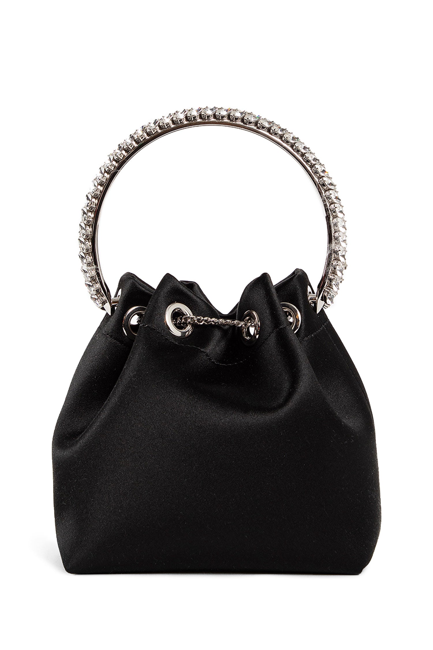 JIMMY CHOO WOMAN BLACK TOP HANDLE BAGS