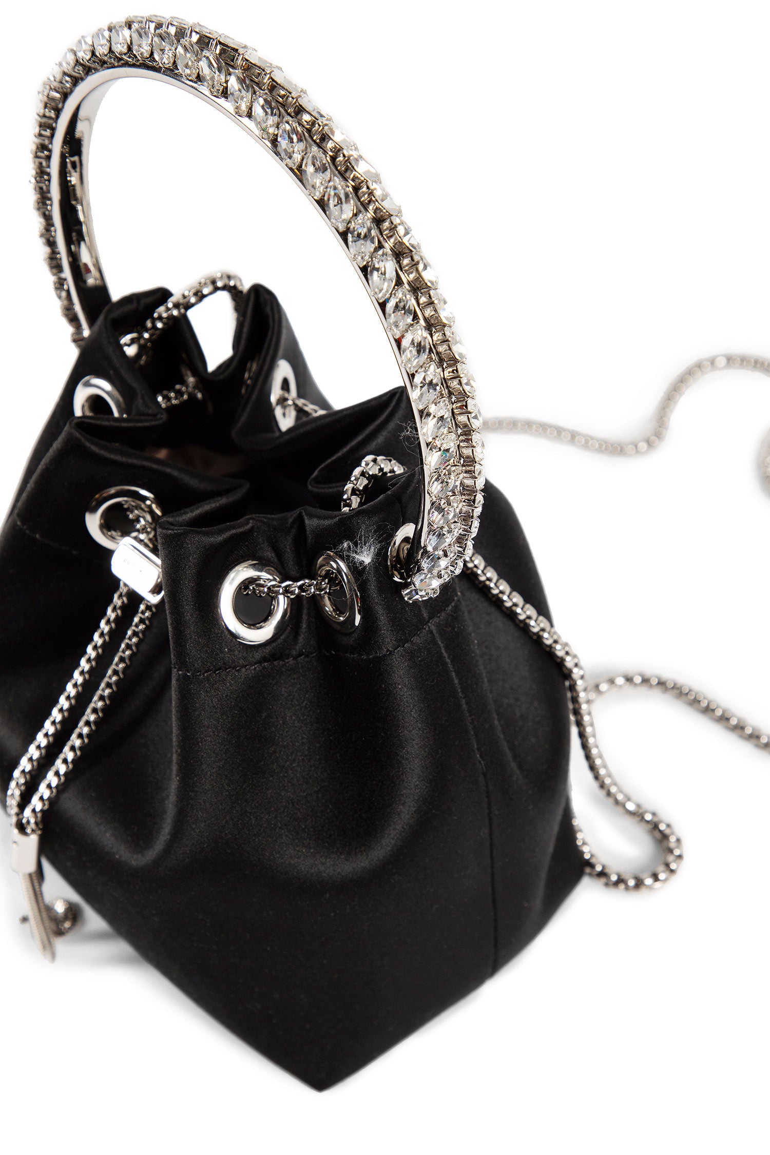 JIMMY CHOO WOMAN BLACK TOP HANDLE BAGS