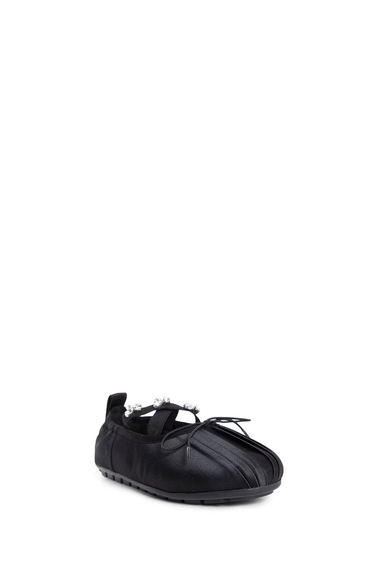 SIMONE ROCHA WOMAN BLACK FLATS