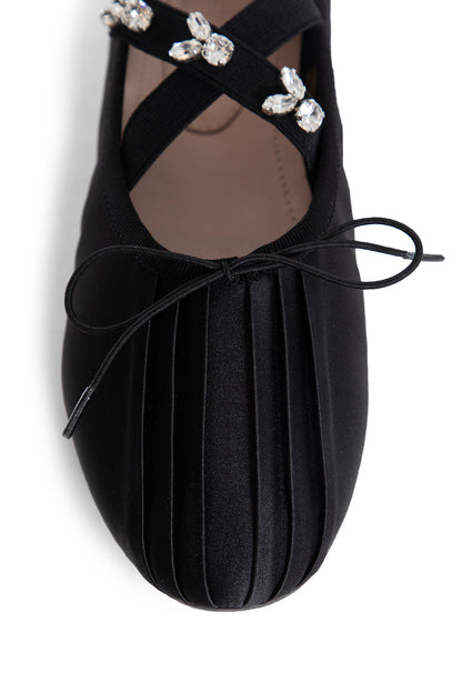 SIMONE ROCHA WOMAN BLACK FLATS