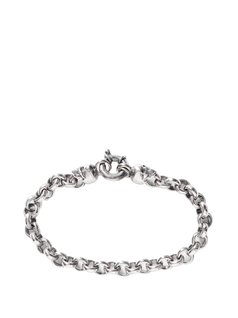 UGO CACCIATORI Jail Chain And Skulls Bracelet unisex