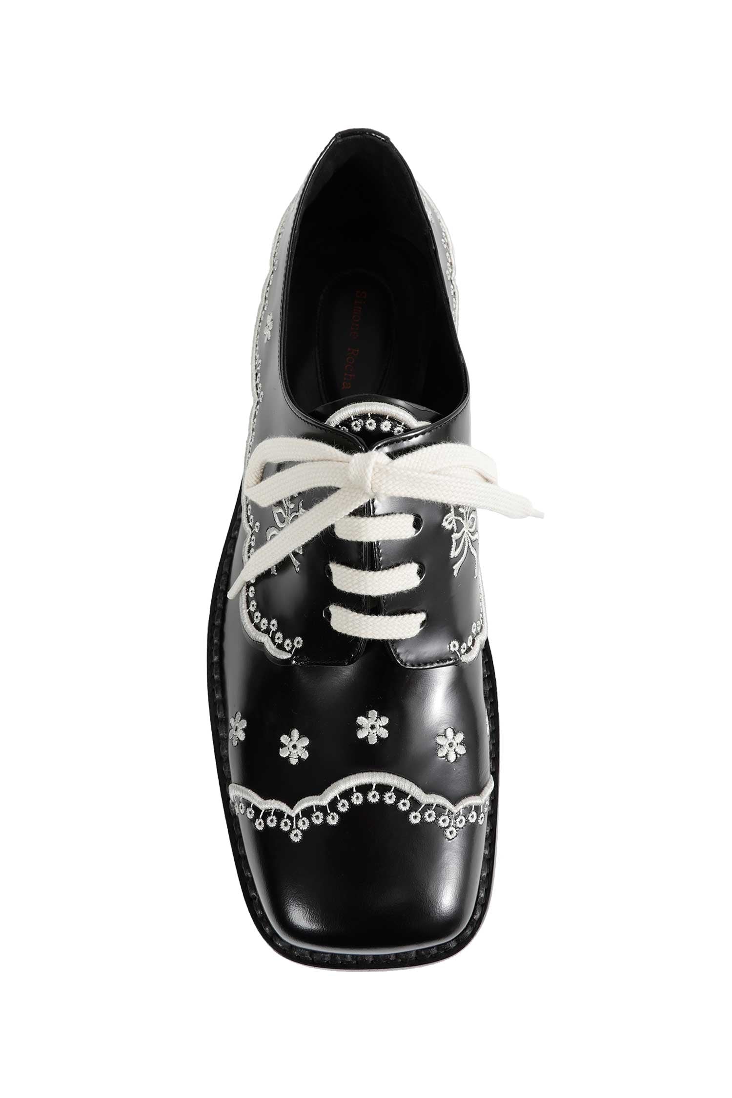 SIMONE ROCHA Floral Lace Brogues man