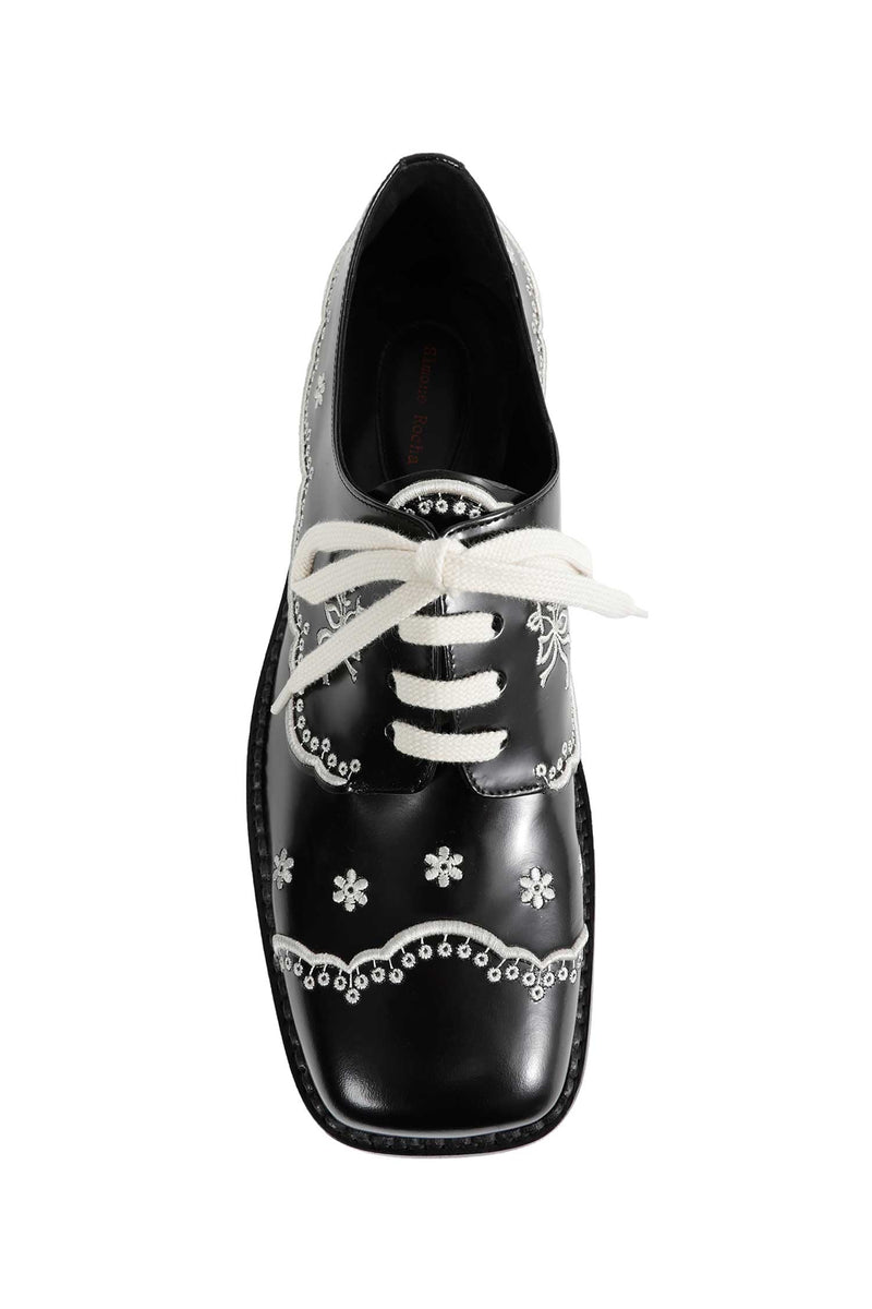 SIMONE ROCHA Floral Lace Brogues man