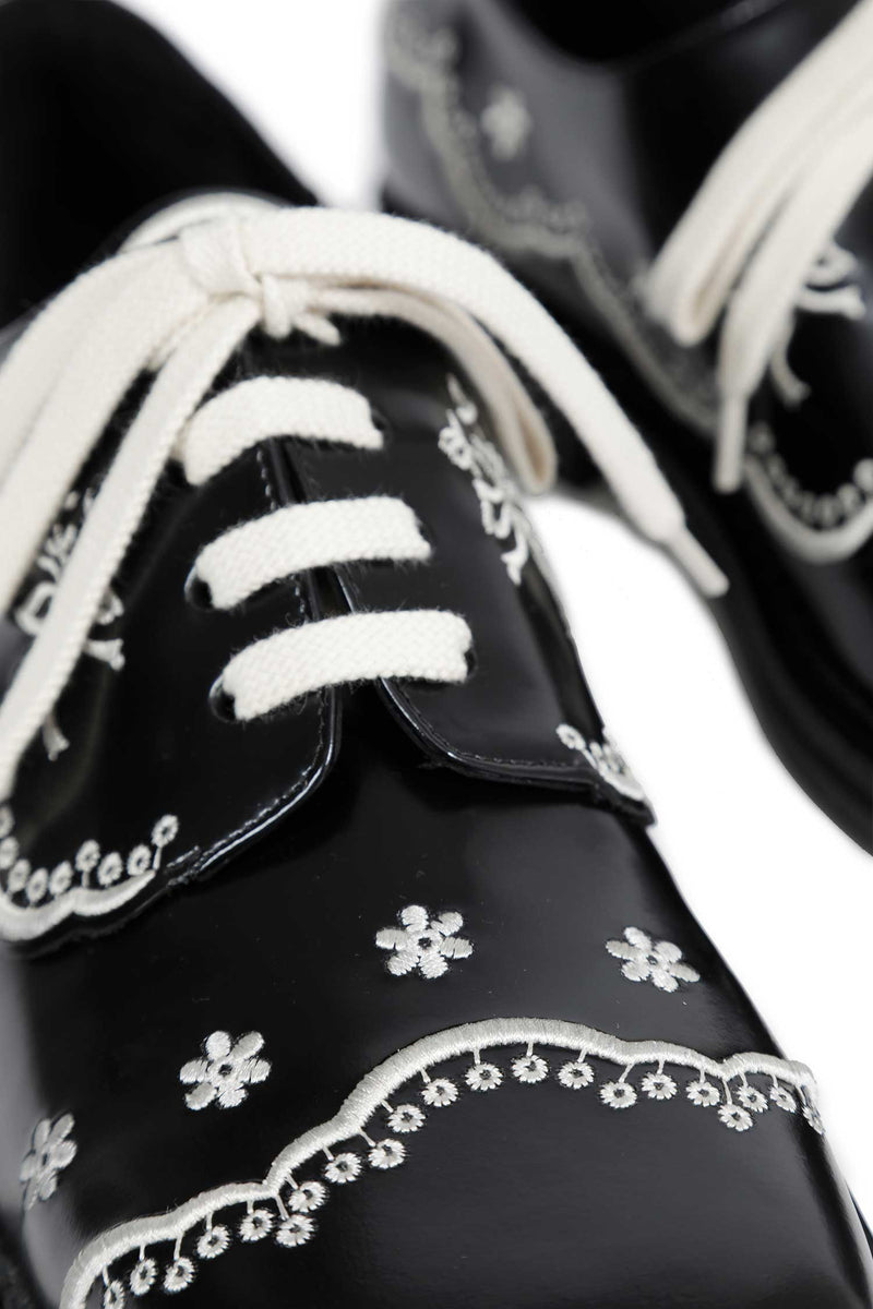 SIMONE ROCHA Floral Lace Brogues man