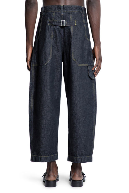 STUDIO NICHOLSON MAN BLACK JEANS