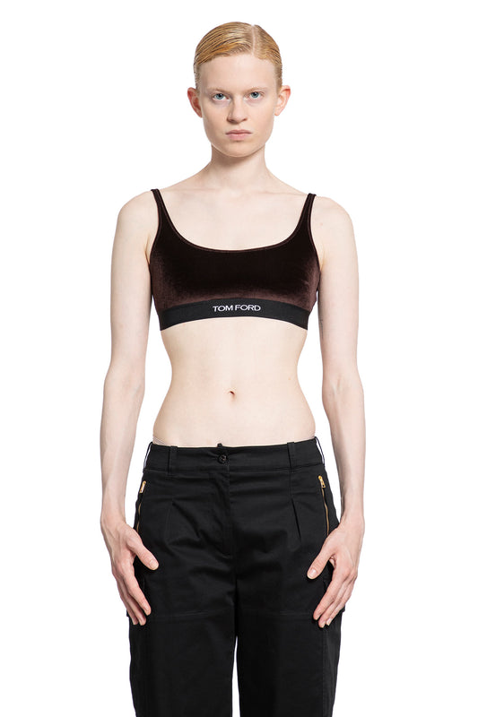 TOM FORD WOMAN BROWN LINGERIE