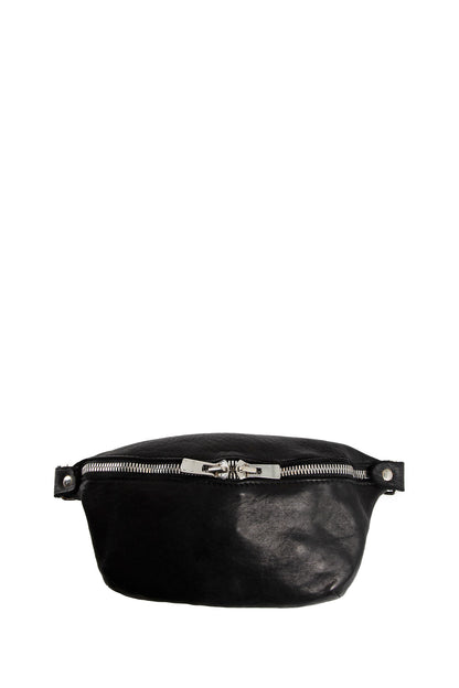 GUIDI UNISEX BLACK FANNY PACKS