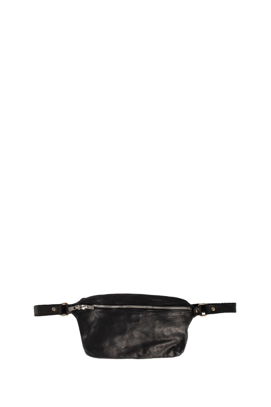 GUIDI UNISEX BLACK FANNY PACKS