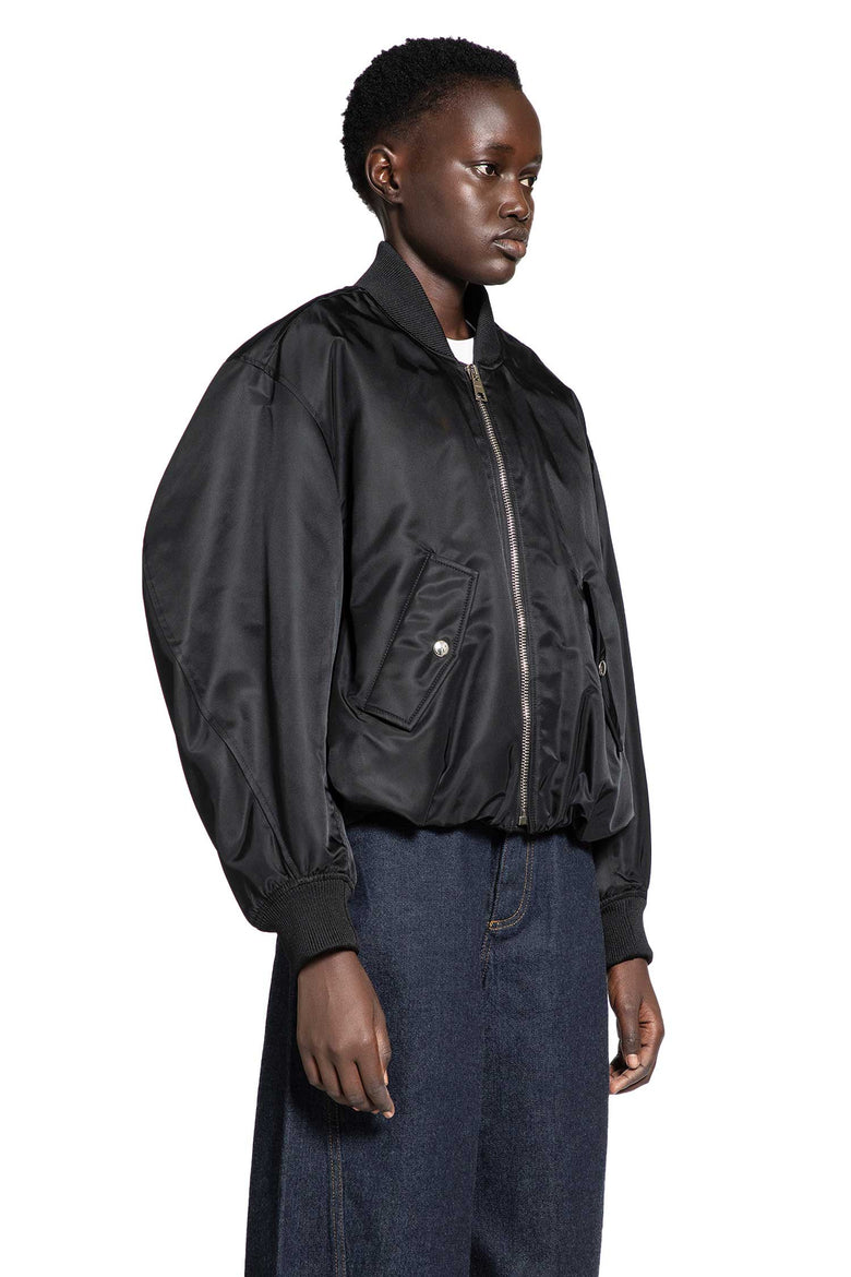 Cropped Cocoon Bomber