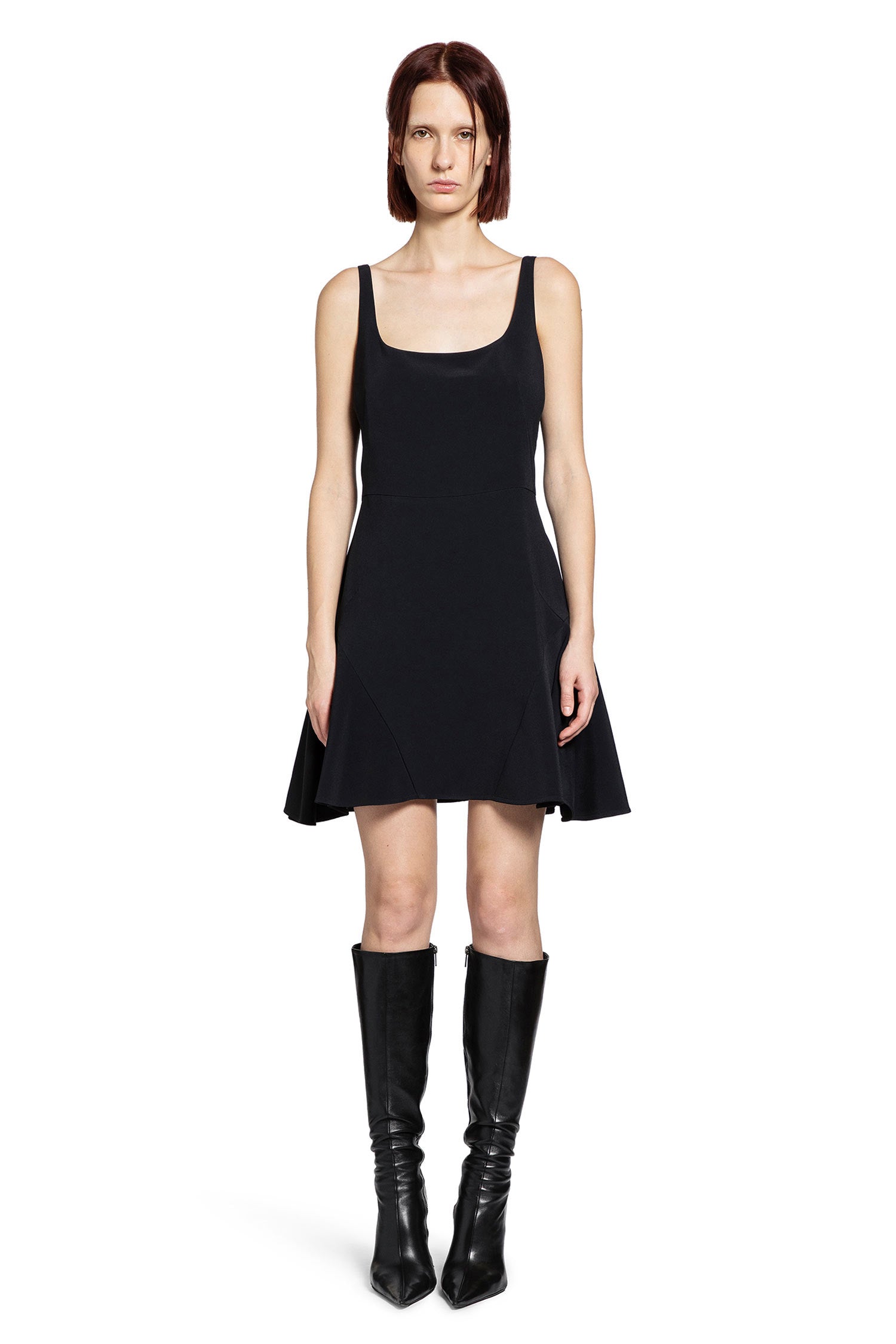 Fluted Mini Dress