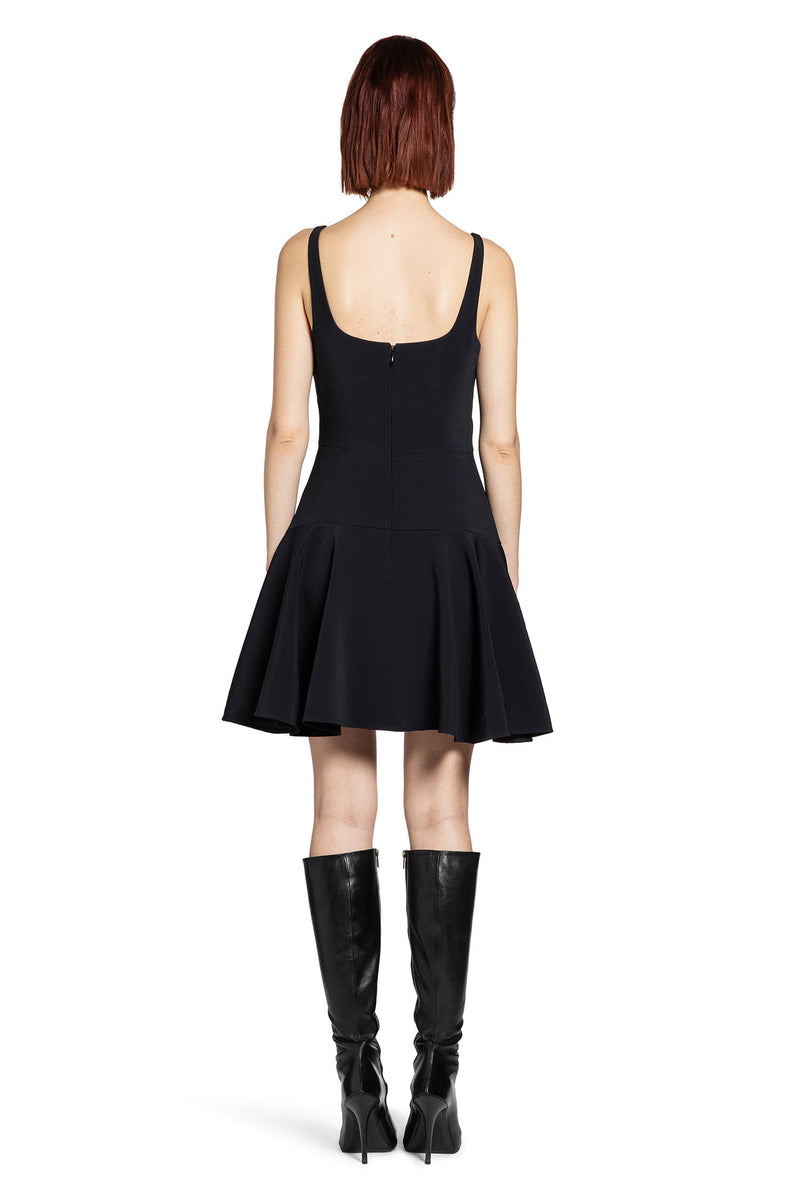 Fluted Mini Dress - Antonioli.eu