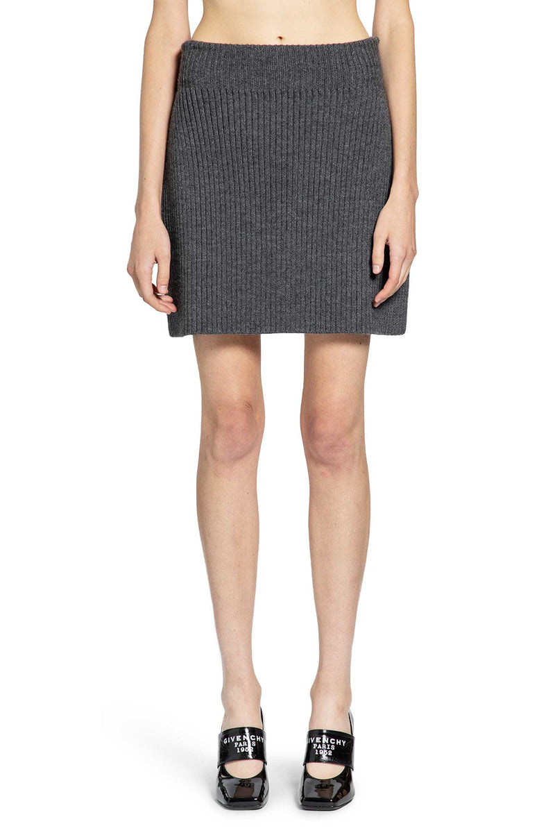 Mini Pencil Skirt in Wool - Antonioli.eu