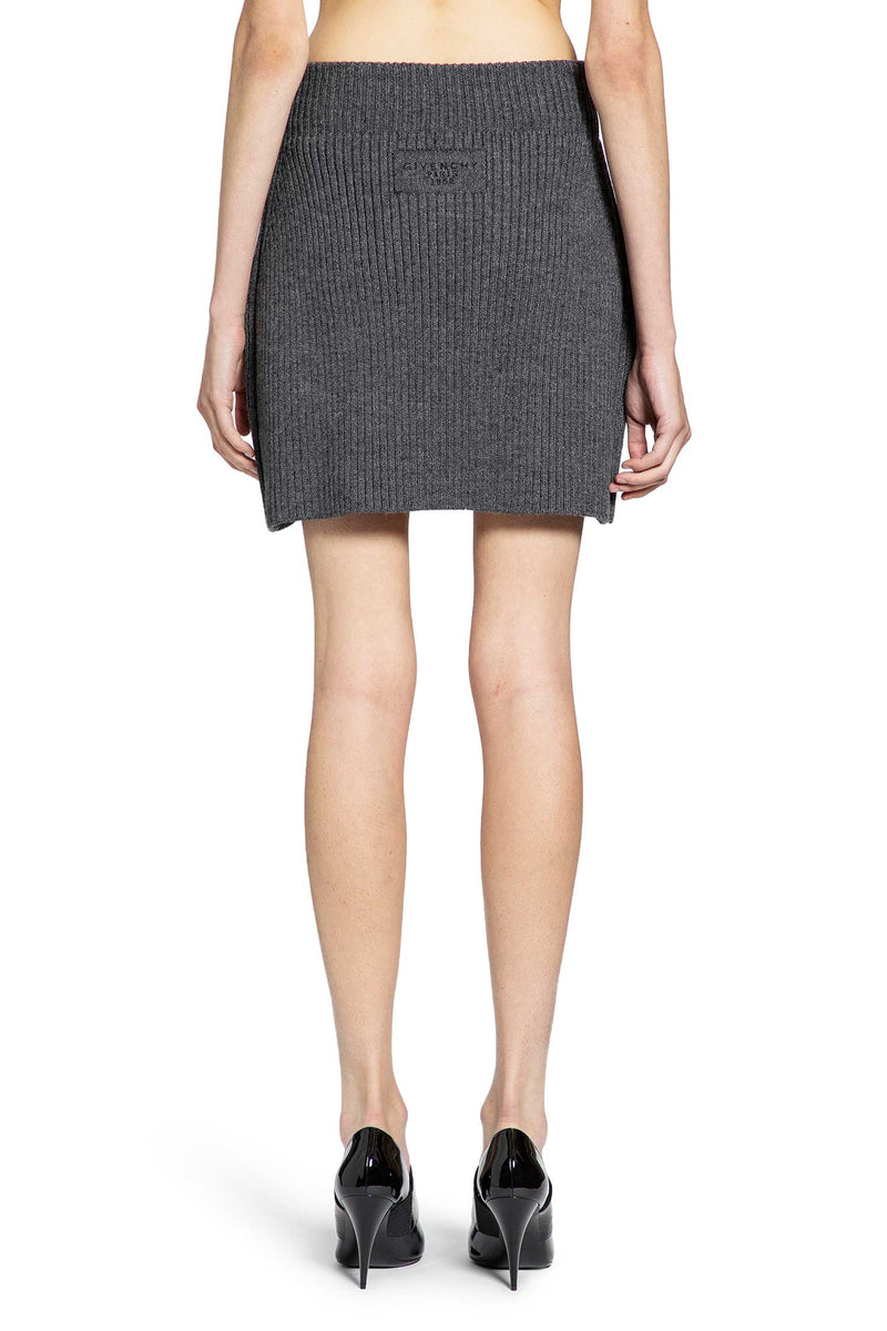 Mini Pencil Skirt in Wool - Antonioli.eu