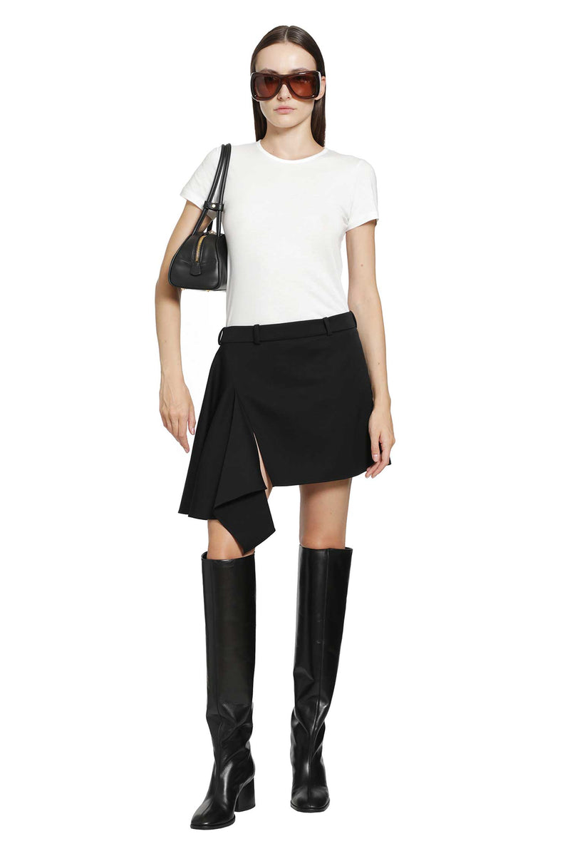 GIVENCHY Wool Slashed Mini Skirt woman