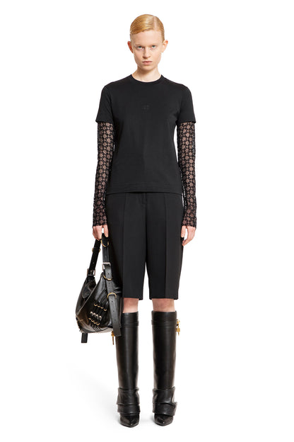 GIVENCHY WOMAN BLACK SHORTS