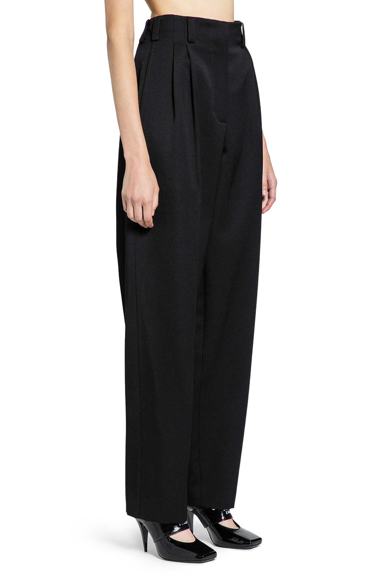 Slashed Double Pleat pants in Wool