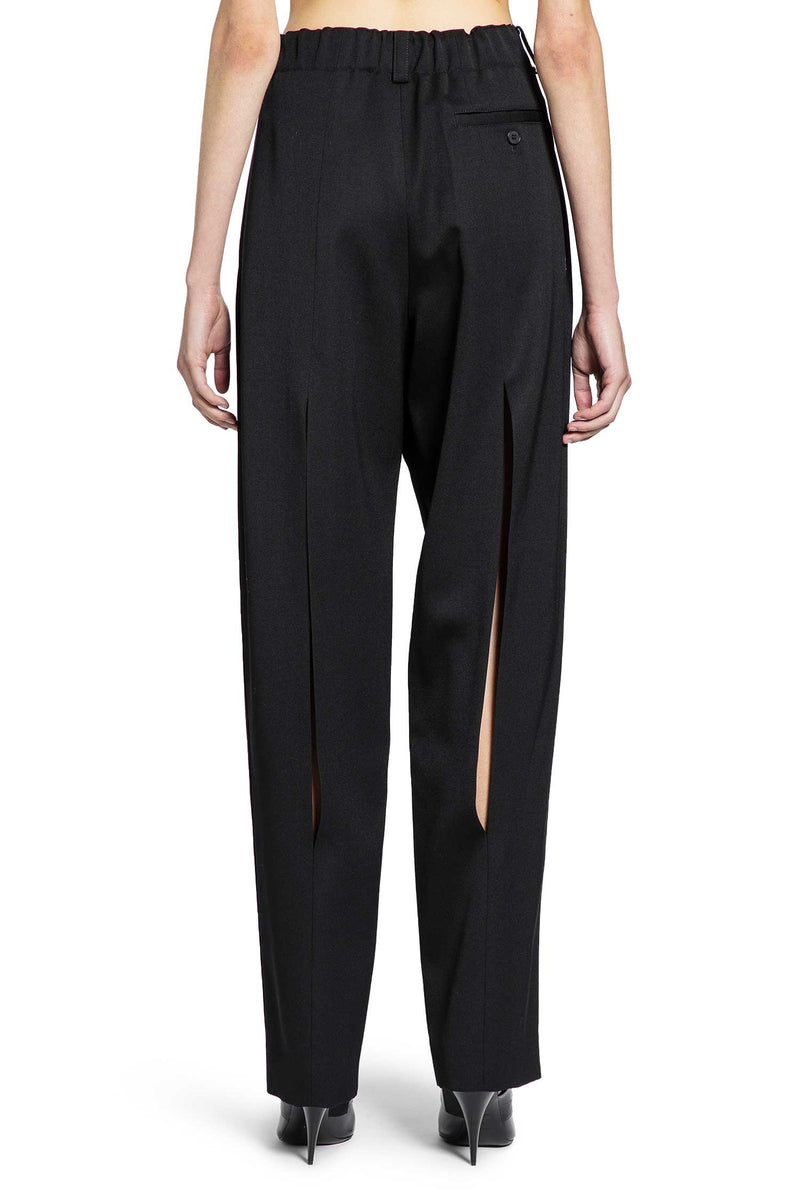 Slashed Double Pleat pants in Wool - Antonioli.eu
