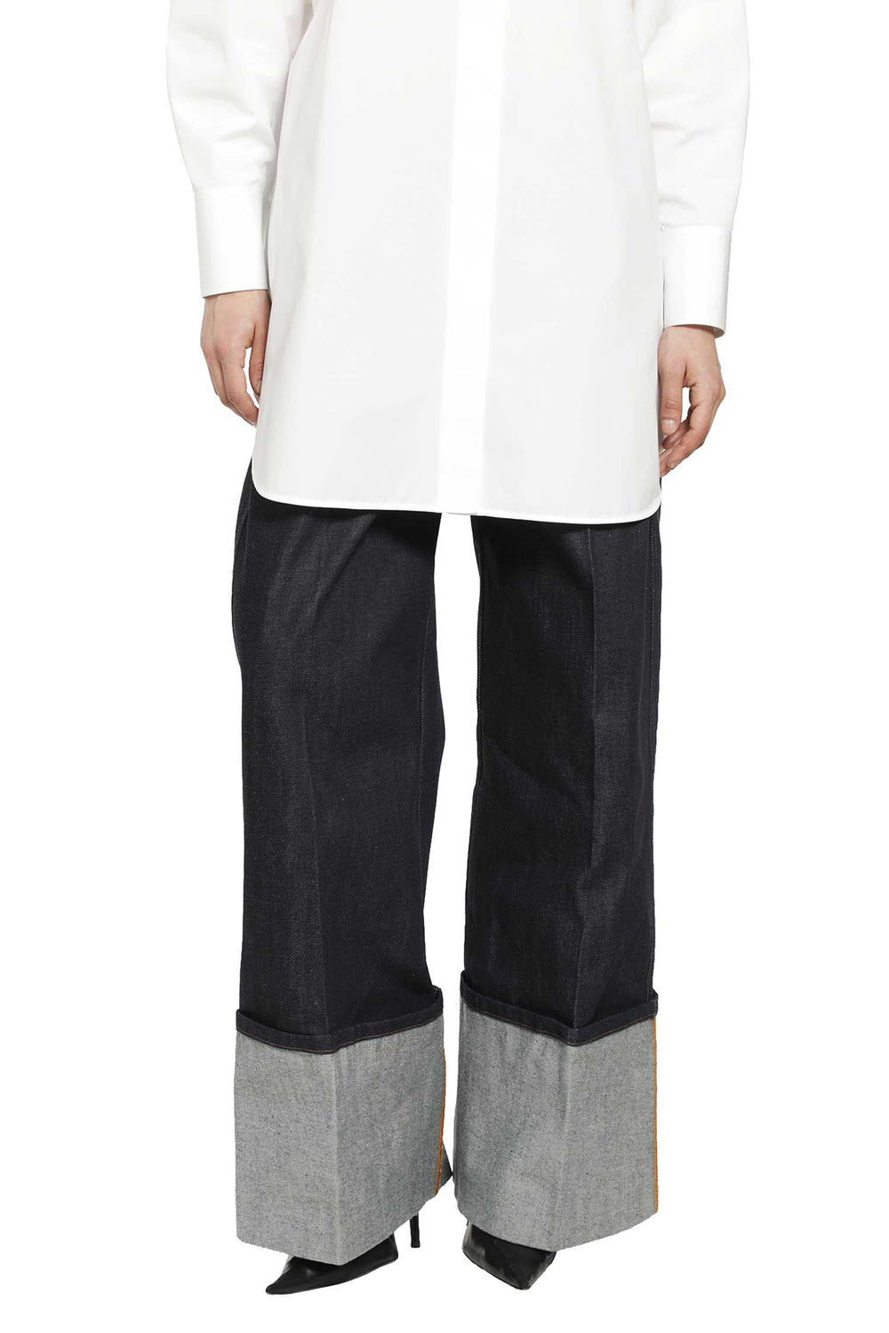 GIVENCHY Raw Turn-up Jeans woman