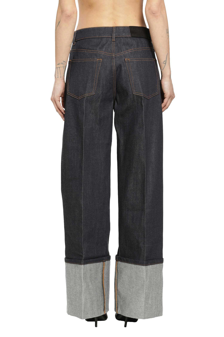 GIVENCHY Raw Turn-up Jeans woman