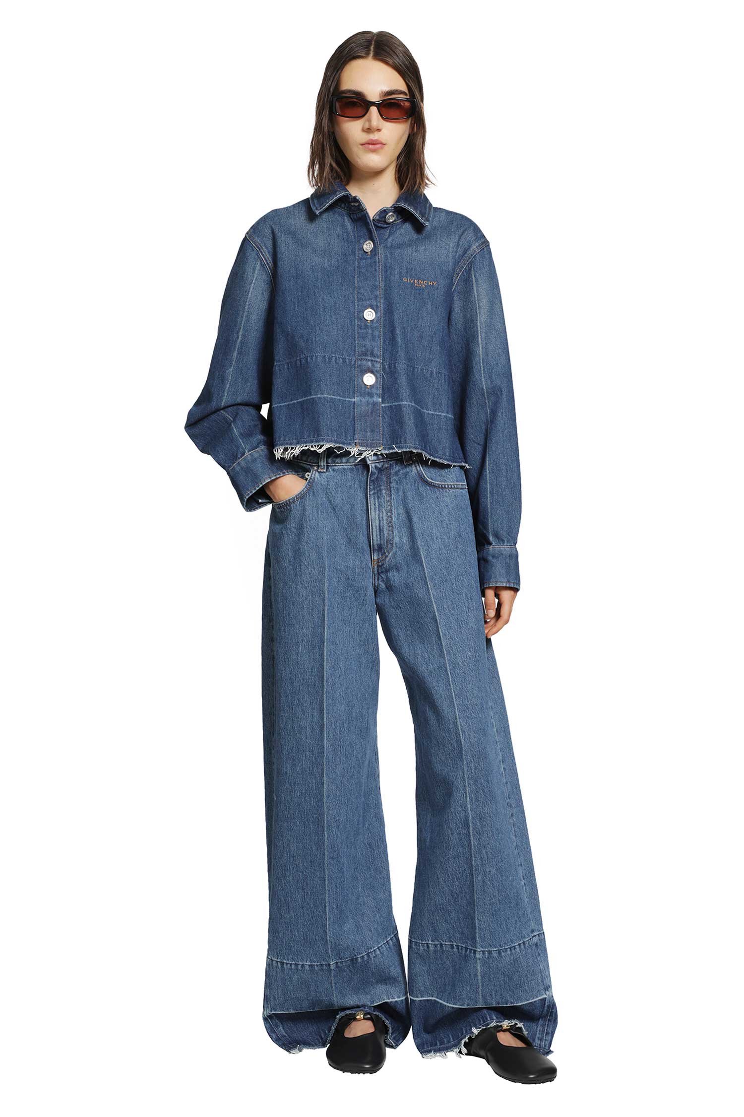 GIVENCHY Wide Leg Jeans woman