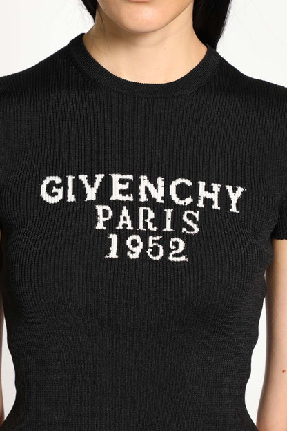 1952 Paris Short Sleeve Crop Top