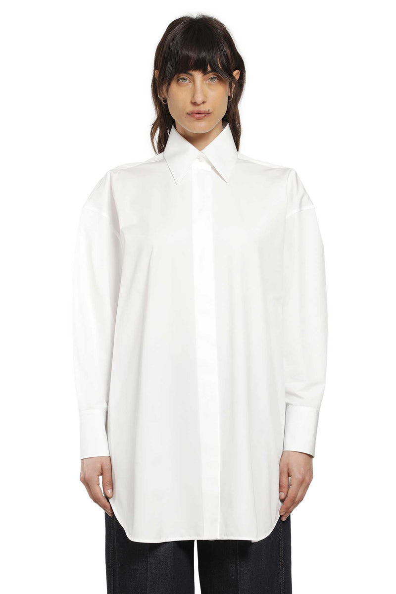 Asymmetric Poplin Shirt