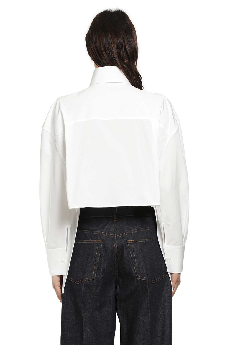 GIVENCHY Asymmetric Poplin Shirt woman