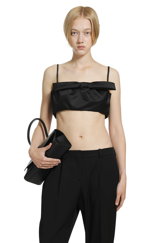 Cropped Top with Bow