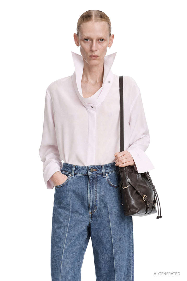 GIVENCHY Deconstructed Collar Shirt woman