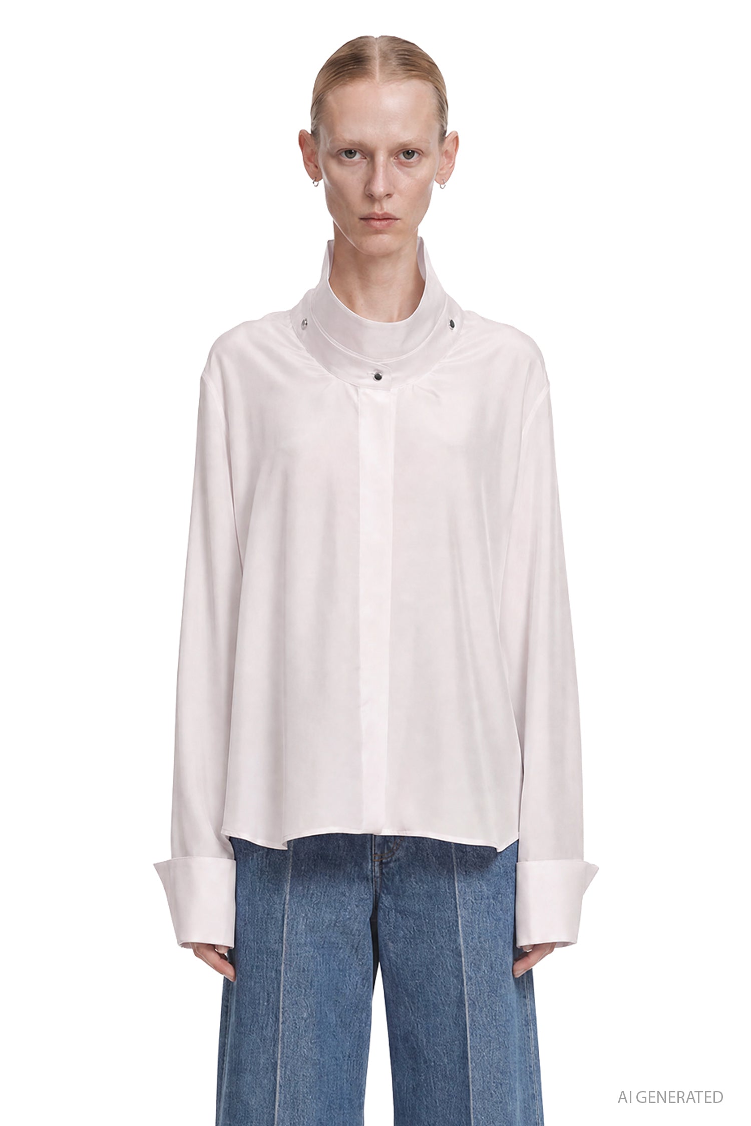 Deconstructed Collar Shirt