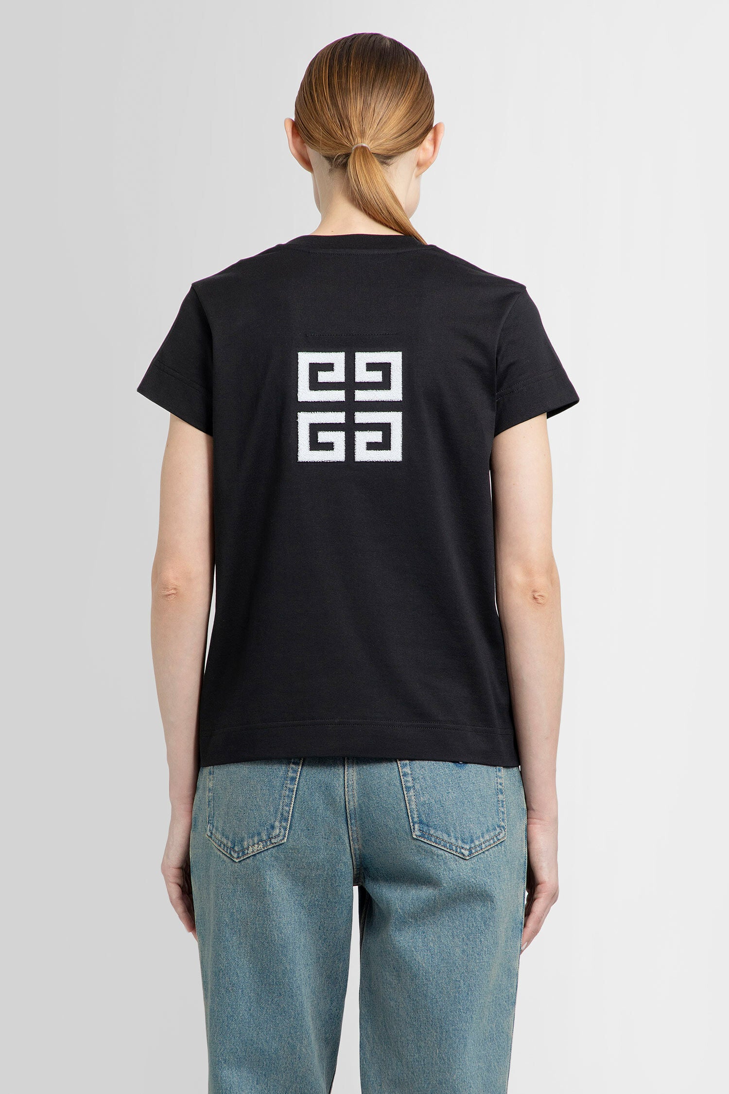 GIVENCHY WOMAN BLACK T-SHIRTS