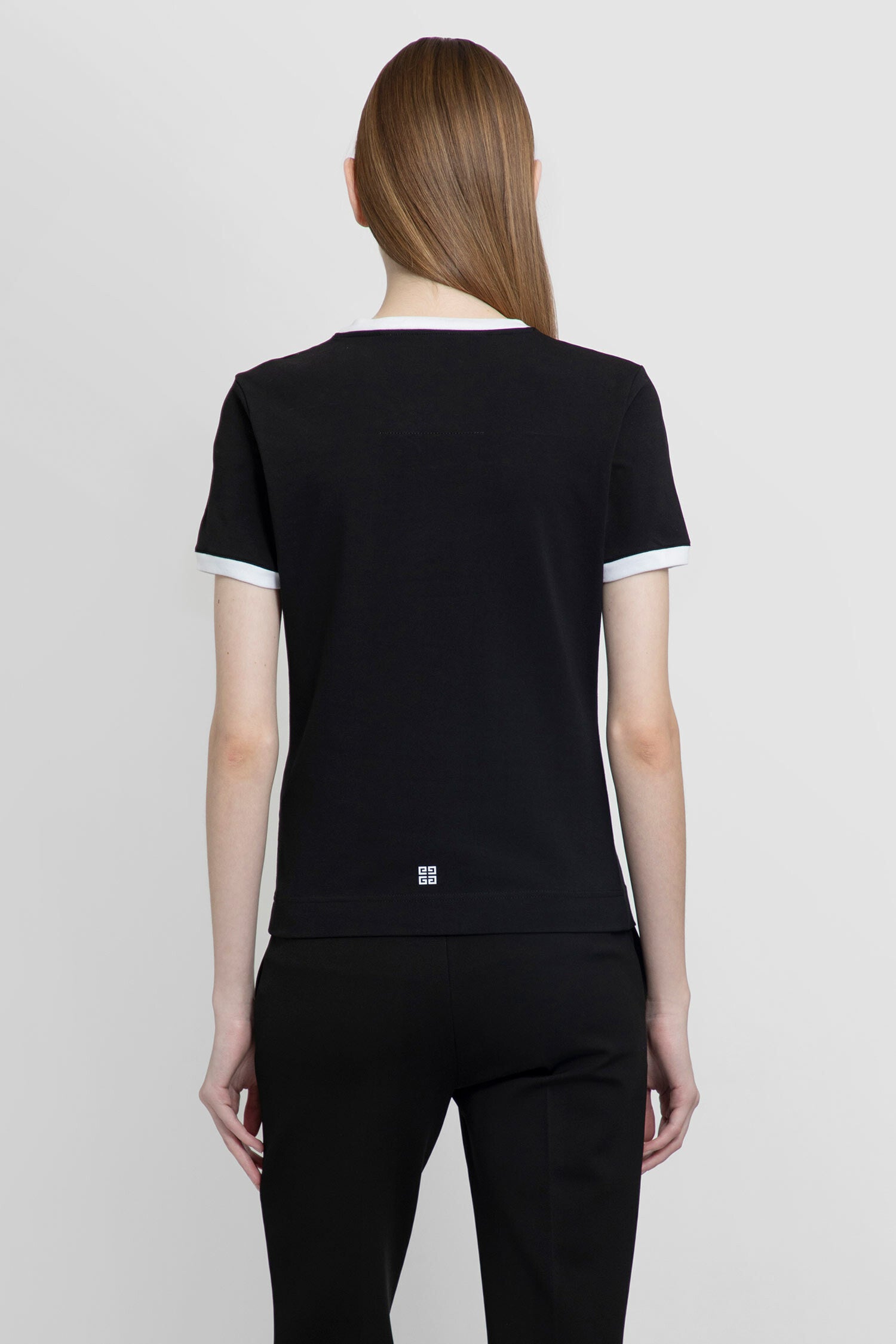 GIVENCHY WOMAN BLACK&WHITE T-SHIRTS & TANK TOPS