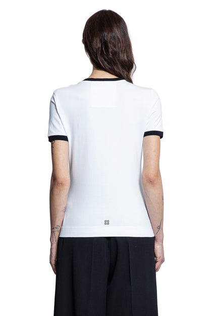 GIVENCHY WOMAN BLACK&WHITE T-SHIRTS & TANK TOPS